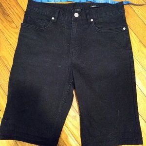 Black H&M Slim Fit Shorts